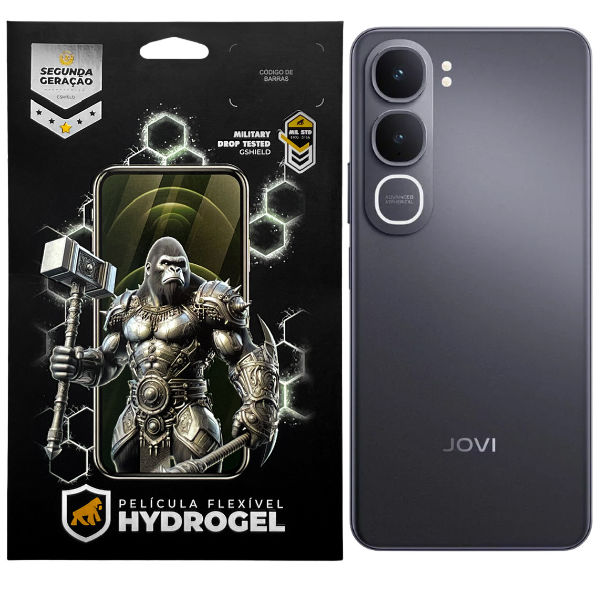 Película para Jovi Y21 - Traseira Hydrogel HD - Gshield