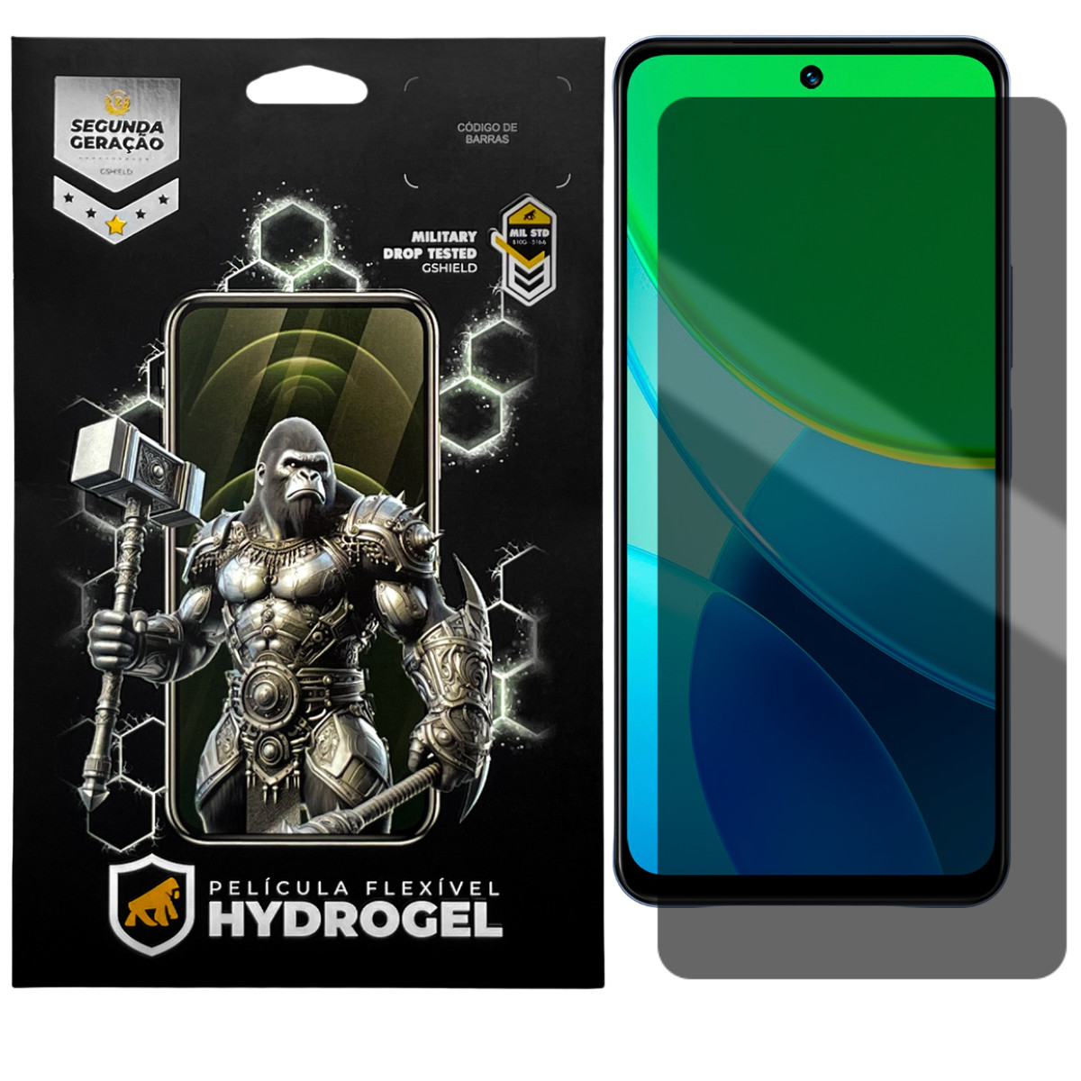 Película para Jovi Y21 5G - Privacidade Hydrogel - Gshield