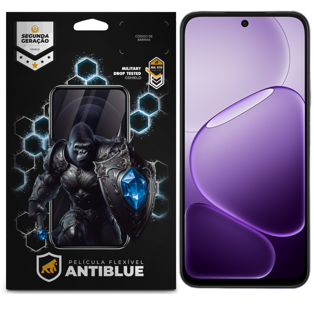 Película para Oppo K14 - AntiBlue - Gshield