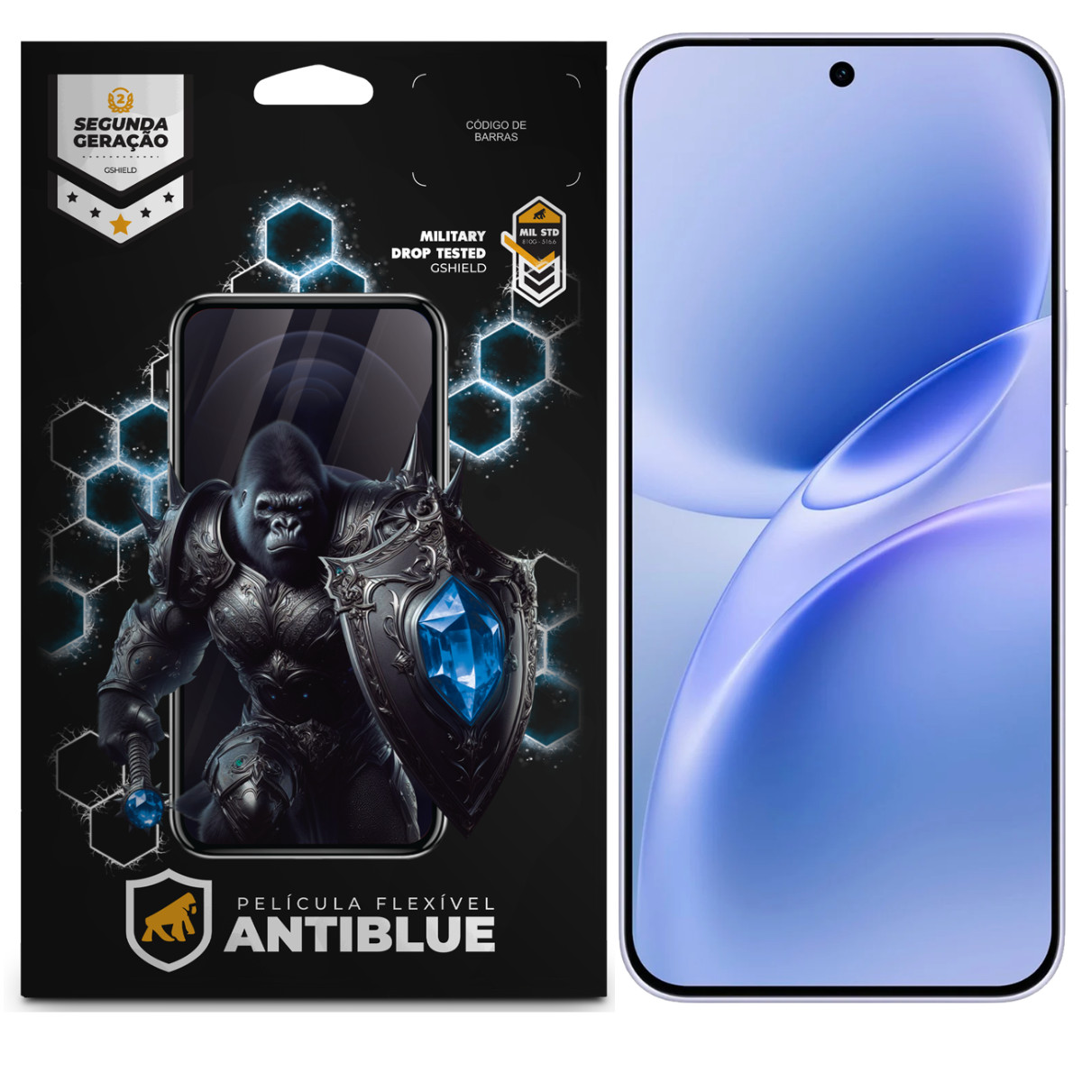 Película para Jovi V70 5G - AntiBlue - Gshield