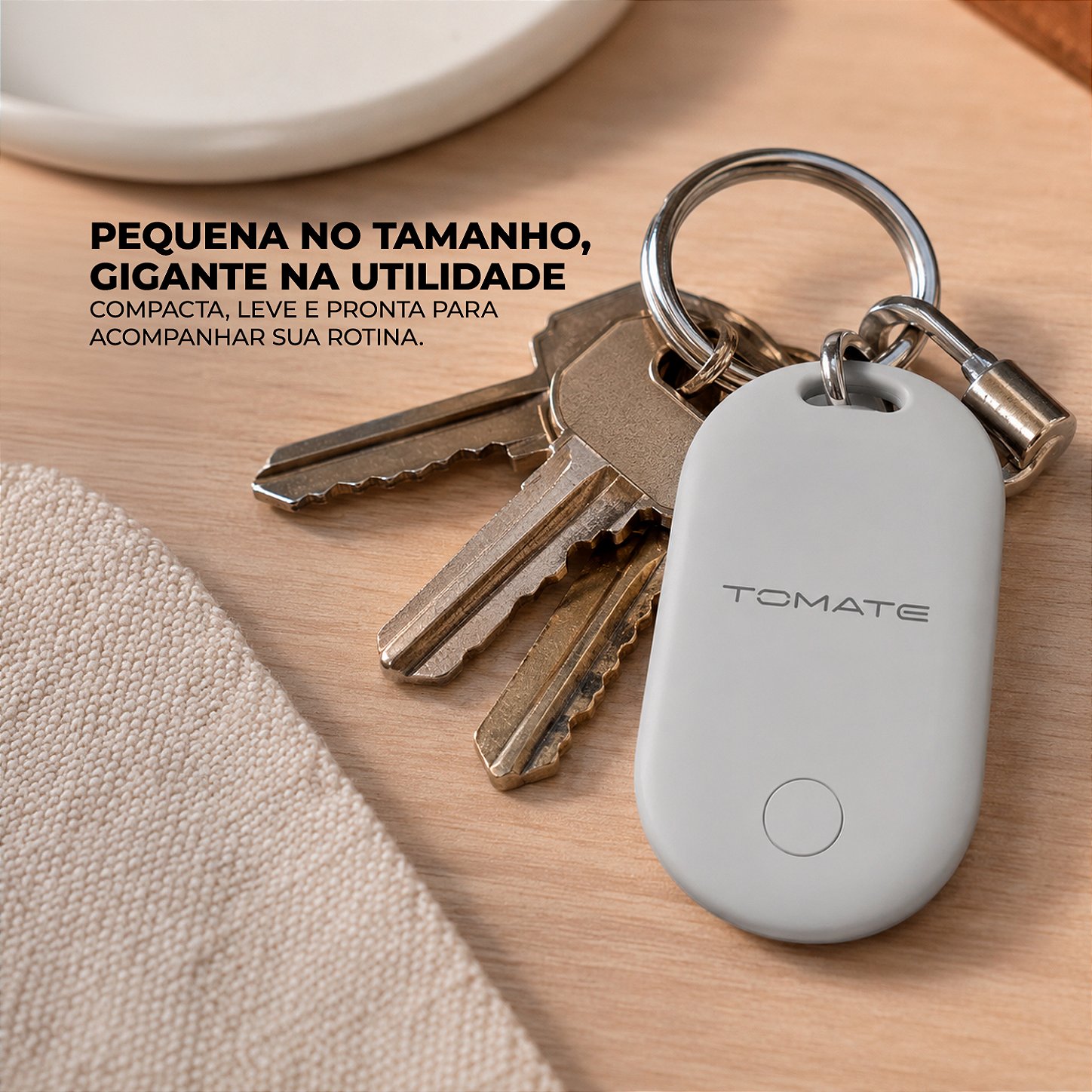 Rastreador Localizador Bluetooth Smart Tag ST-01 Resistente à Água compatível com Apple - Tomate - foto 2