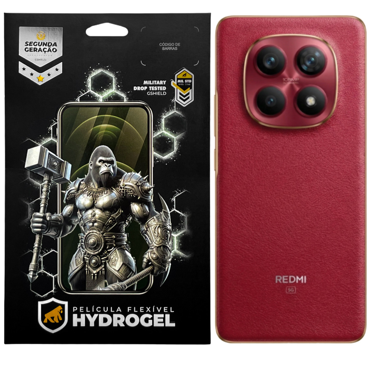 Película para Xiaomi Redmi Note 15 SE - Traseira Hydrogel HD - Gshield