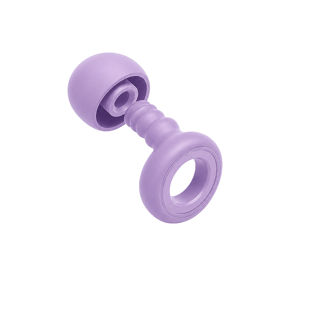 Kit Cordão Anti-Perda + Tampões de Ouvido Earplugs Shieeld Spirit Reutilizável - Lilás - Gshield