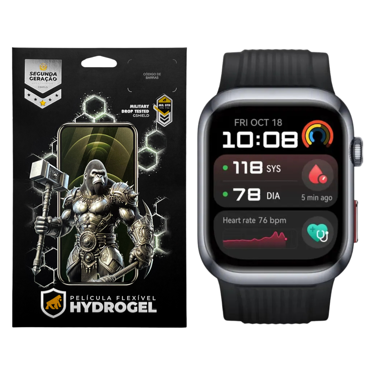Película para Huawei Watch D2 - Hydrogel HD 6 Unidades - Gshield