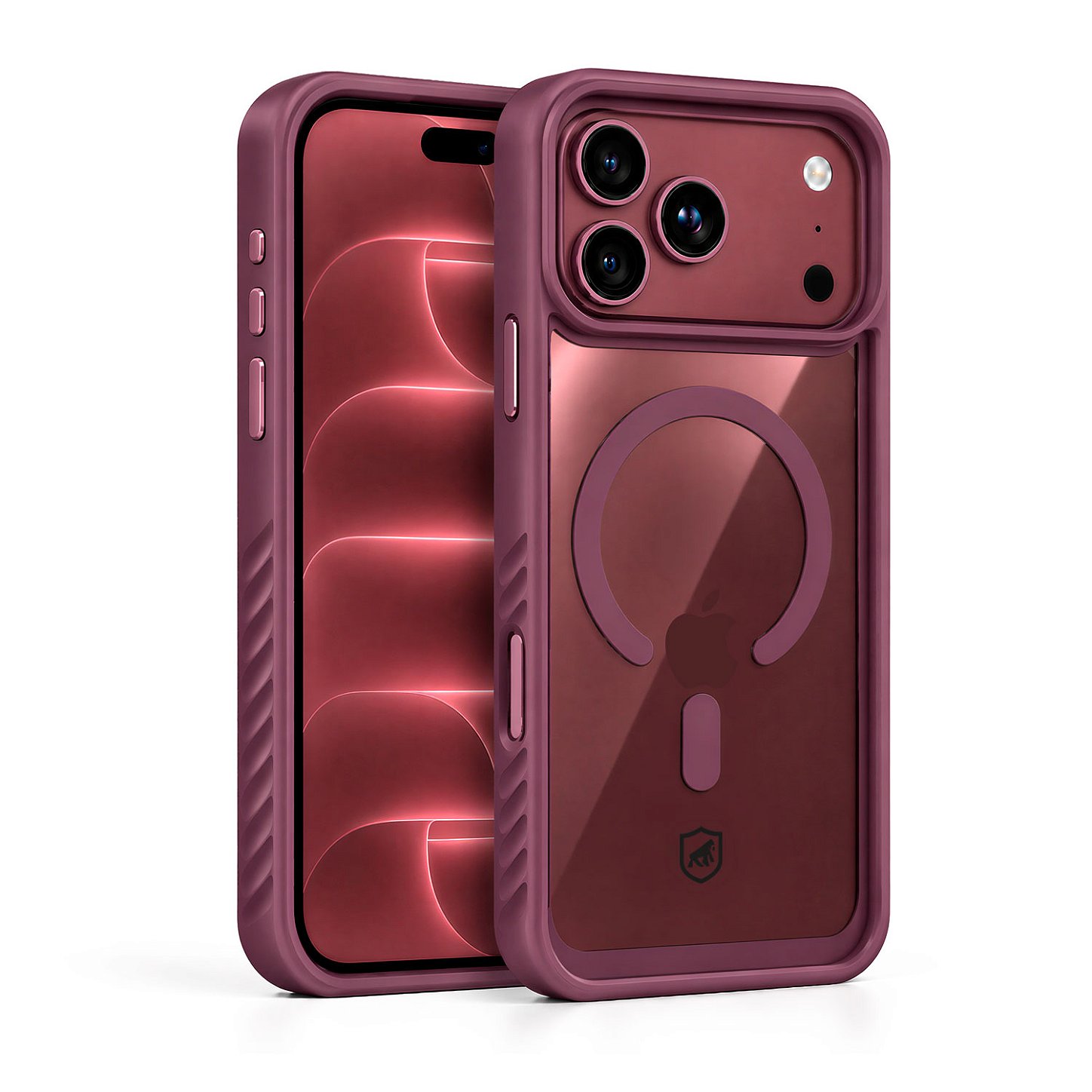 Capa para iPhone 17 Pro Max / 18 Pro Max - Magsafe Wave Bordô - Gshield