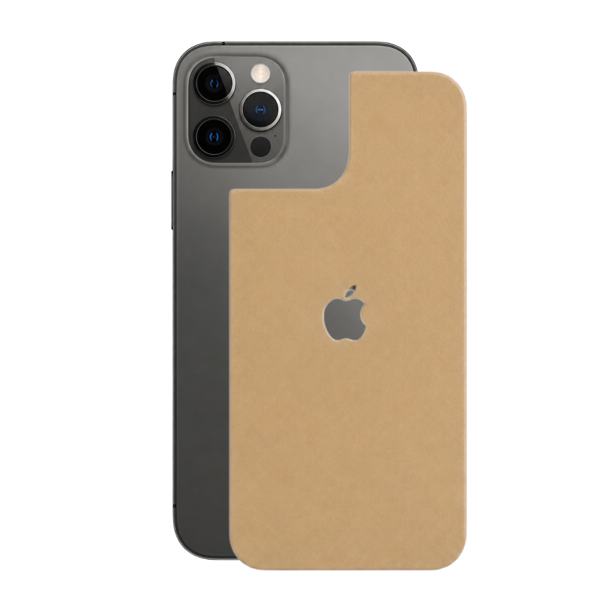 Película para iPhone 12 Pro - Traseira Efeito Couro Bege - Gshield