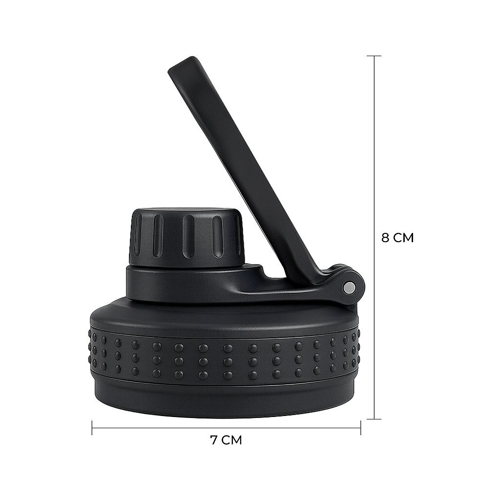 Tampa De Reposição para Garrafa Térmica Magring Magsafe 540ml e 950ml - Preta - Gshield - foto 2