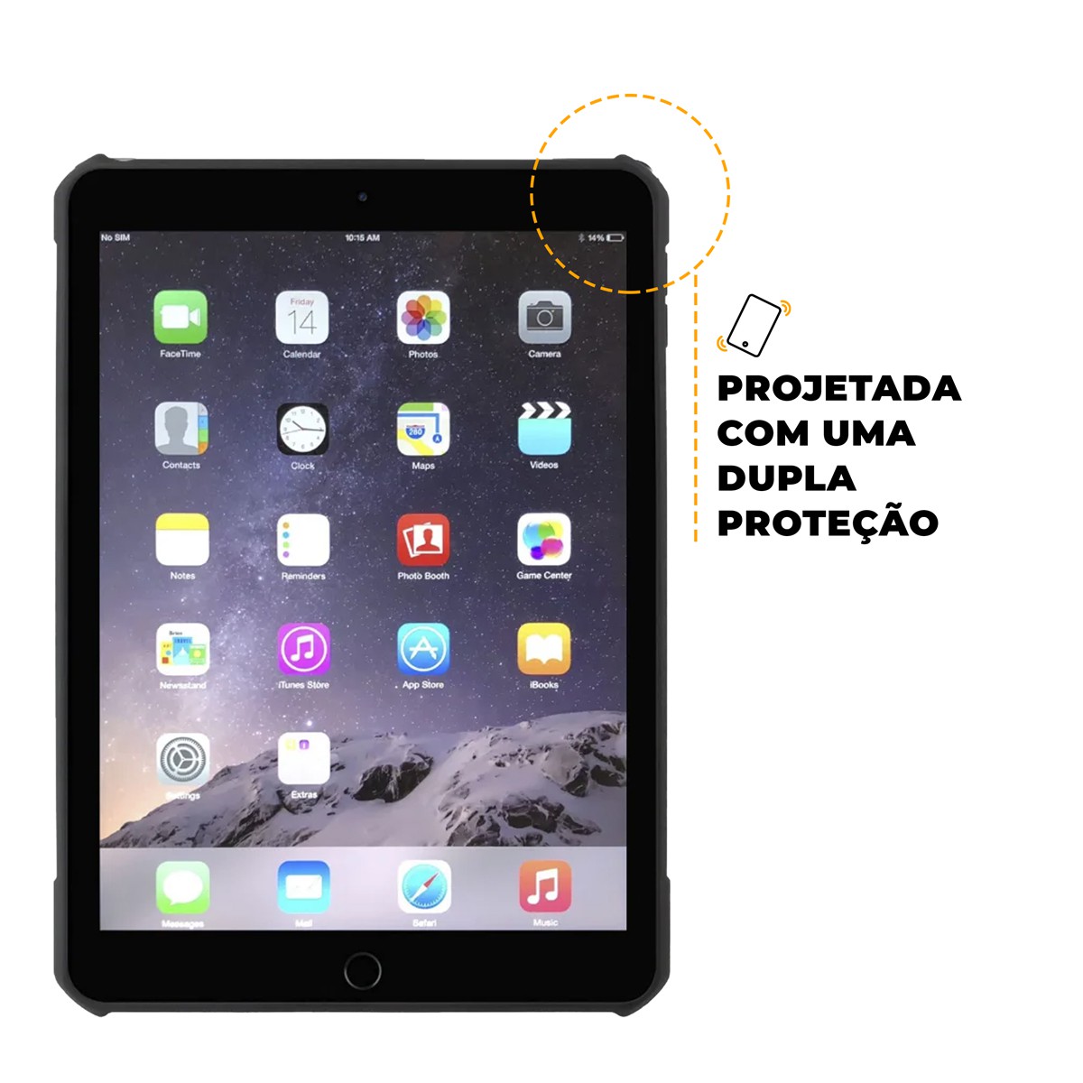 Capa para iPad Air 2 9.7'' - Dual Shock X - Gshield