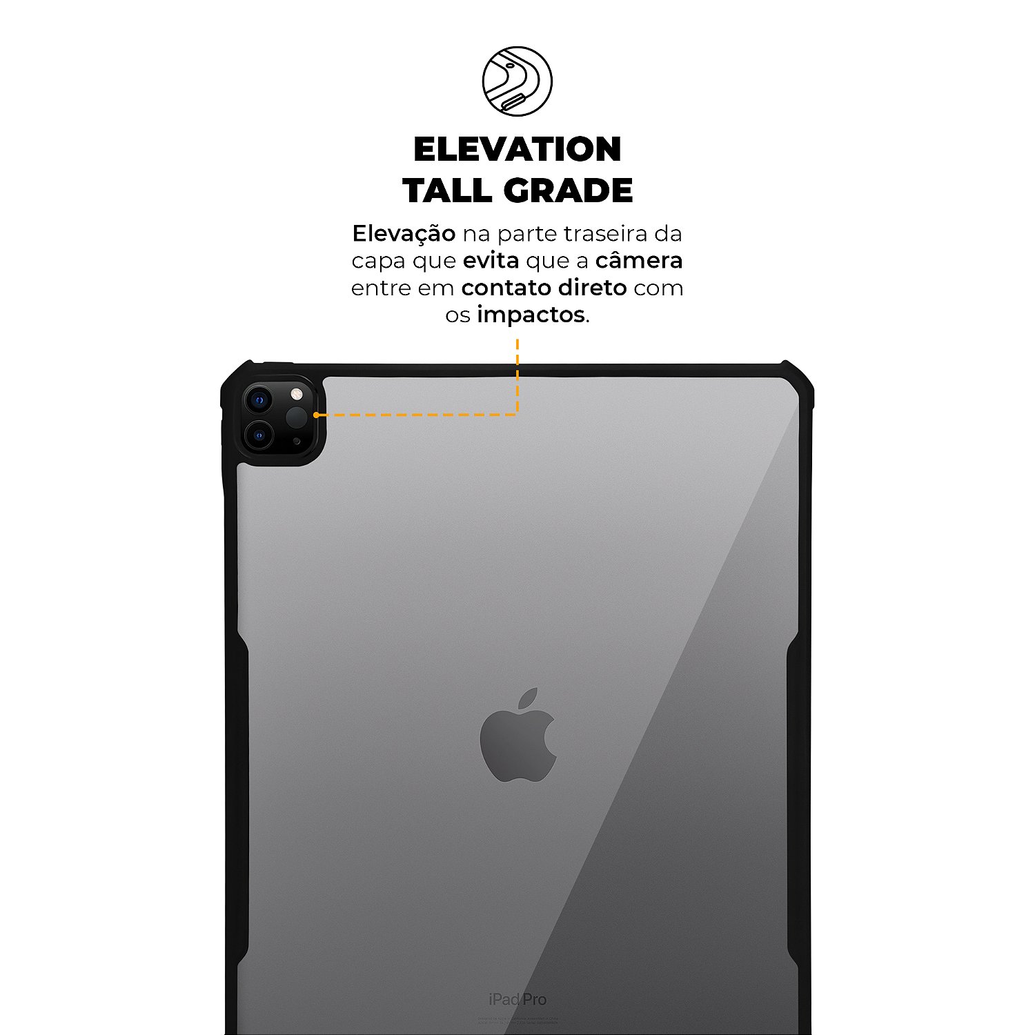 Capa para iPad Pro 12.9 (2018/2020/2021/2022) - Dual Shock X - Gshield