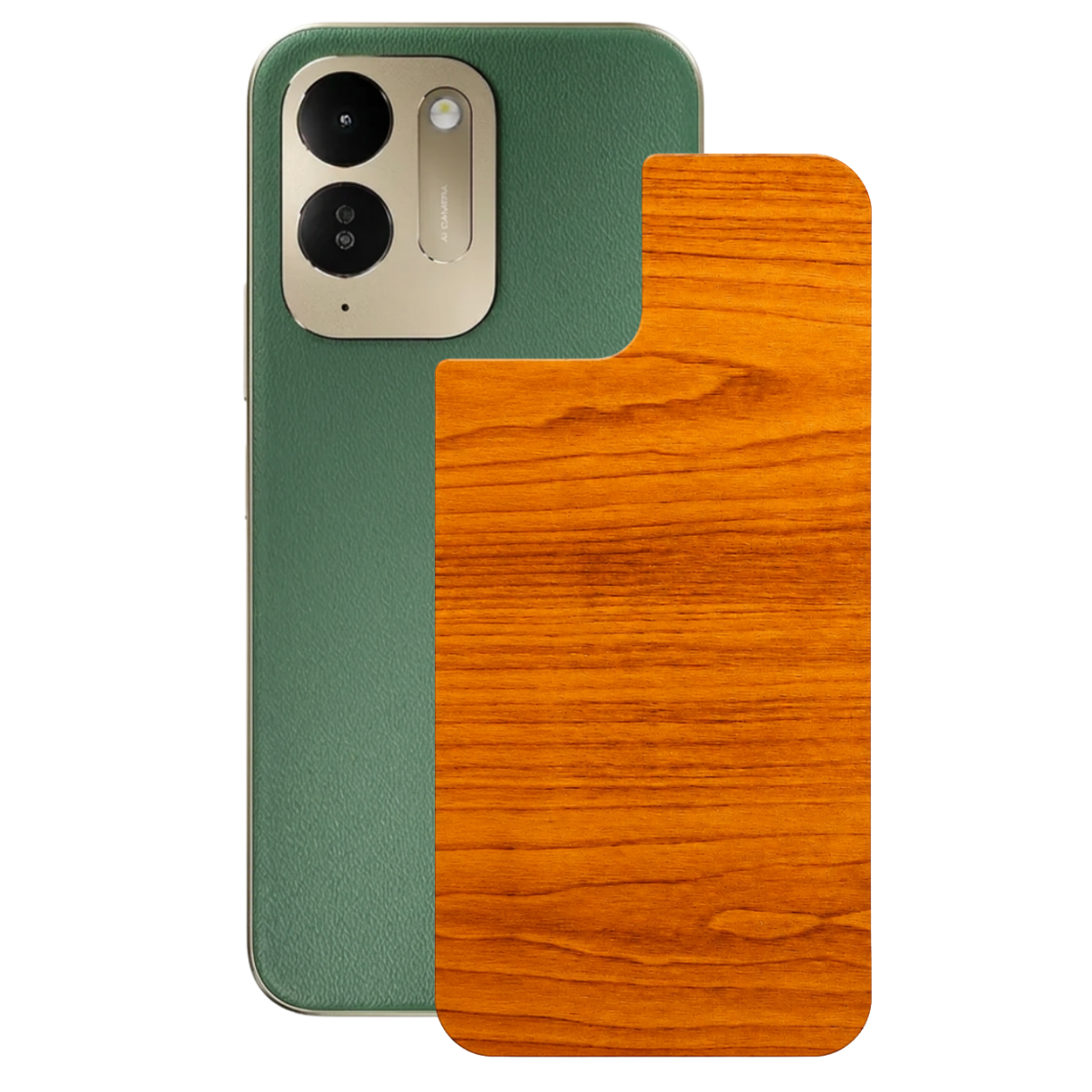 Película para Xiaomi Poco M8x - Traseira Efeito Madeira Clara - Gshield