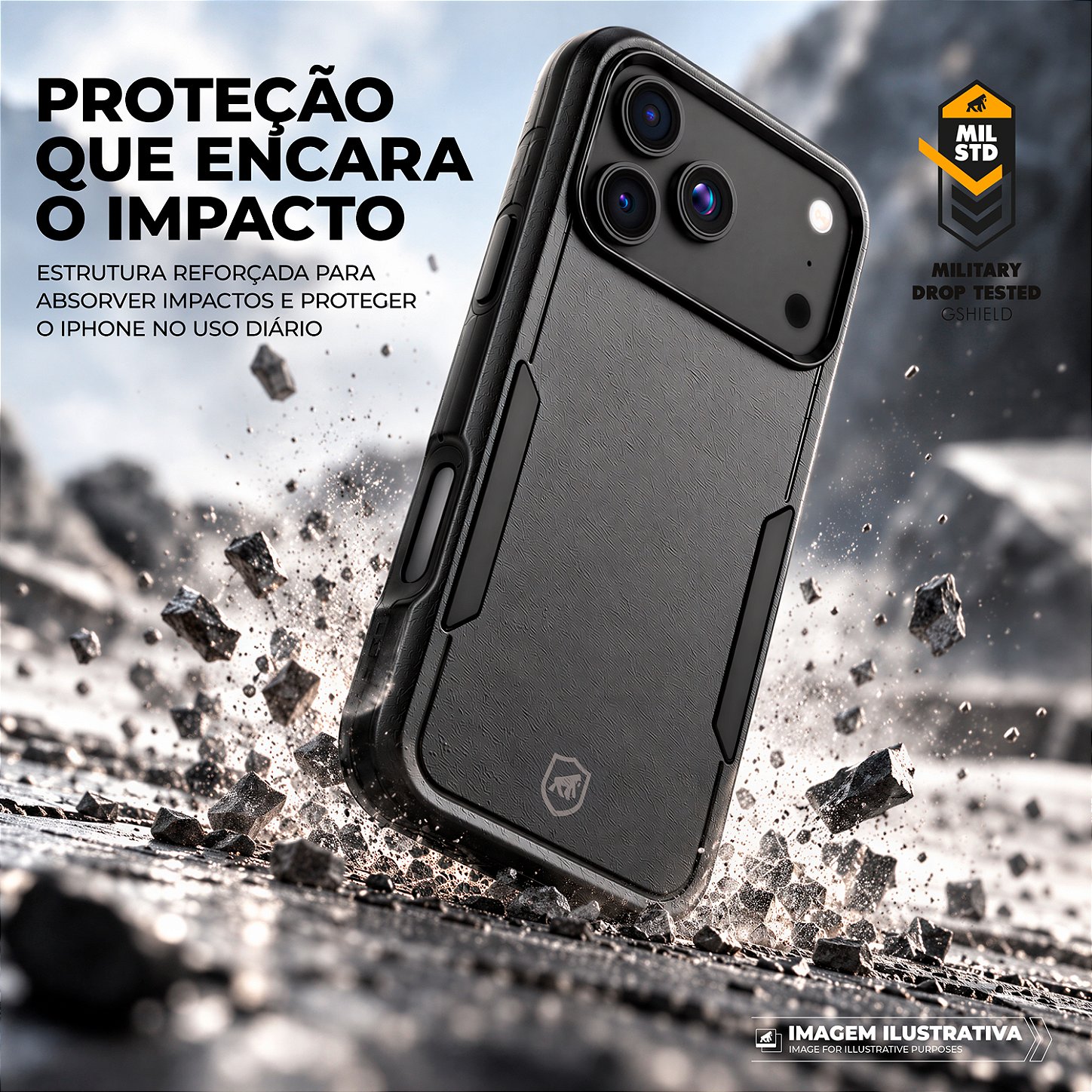 Capa para iPhone 18 Pro Max - Armorgear - Gshield - foto 4