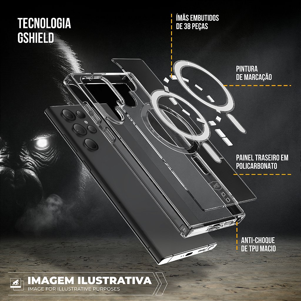 Capa MagSafe para iPhone 18 Pro - Transparente - Gshield - foto 3