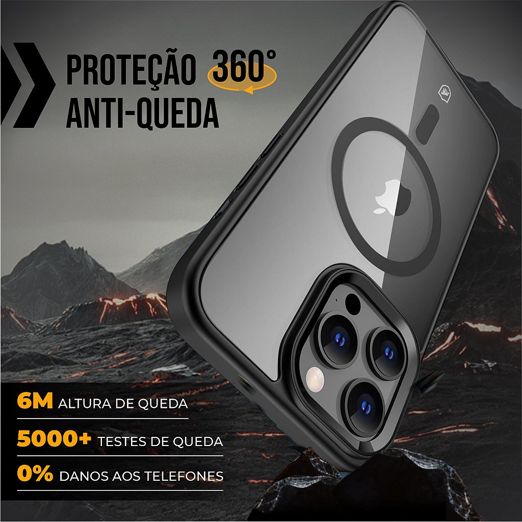 Capa MagSafe para iPhone 18 Pro - Preta - Gshield - foto 5