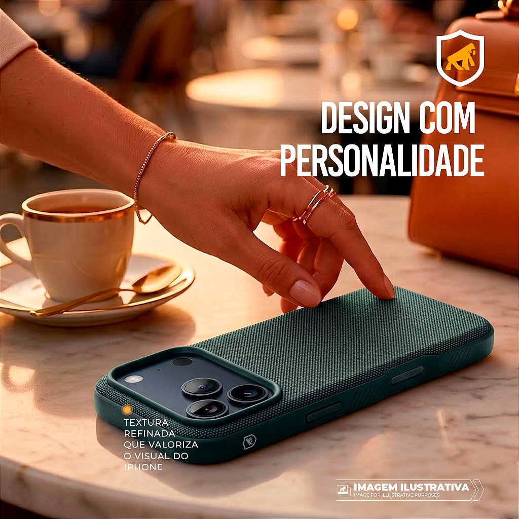 Capa para iPhone 18 Pro Max - Woov - Azul - Gshield - foto 5