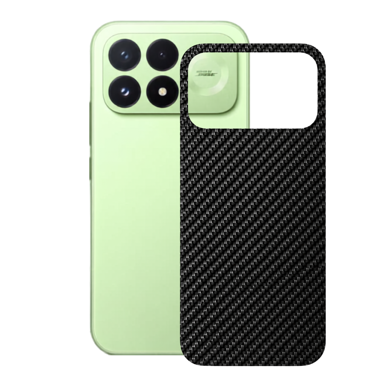 Película para Xiaomi Poco F9 Pro - Traseira de Fibra de Carbono Preta - Gshield