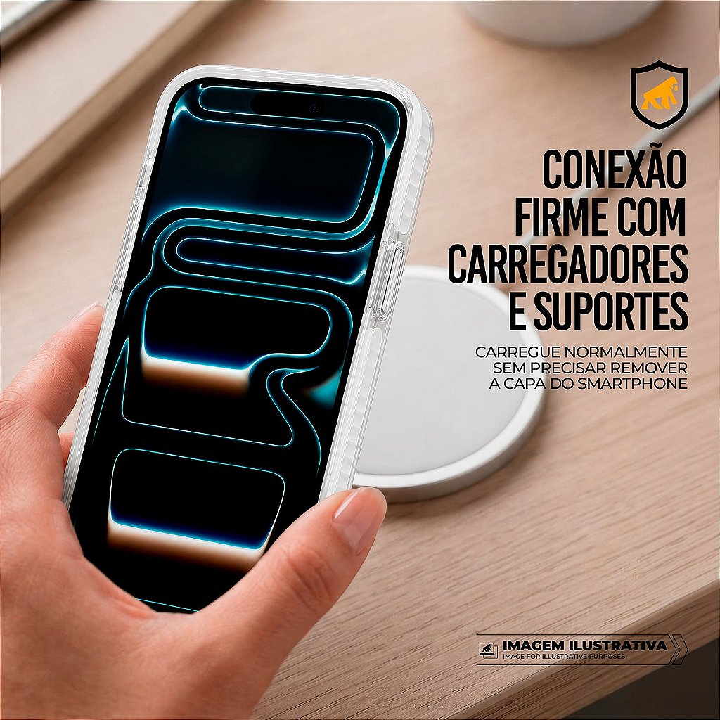 Capa para iPhone 18 Pro - Akroma Magsafe - Branca - Gshield