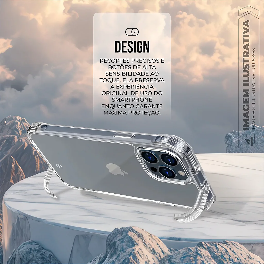 Capa para iPhone 18 Pro - Lybrid - Preta - Gshield