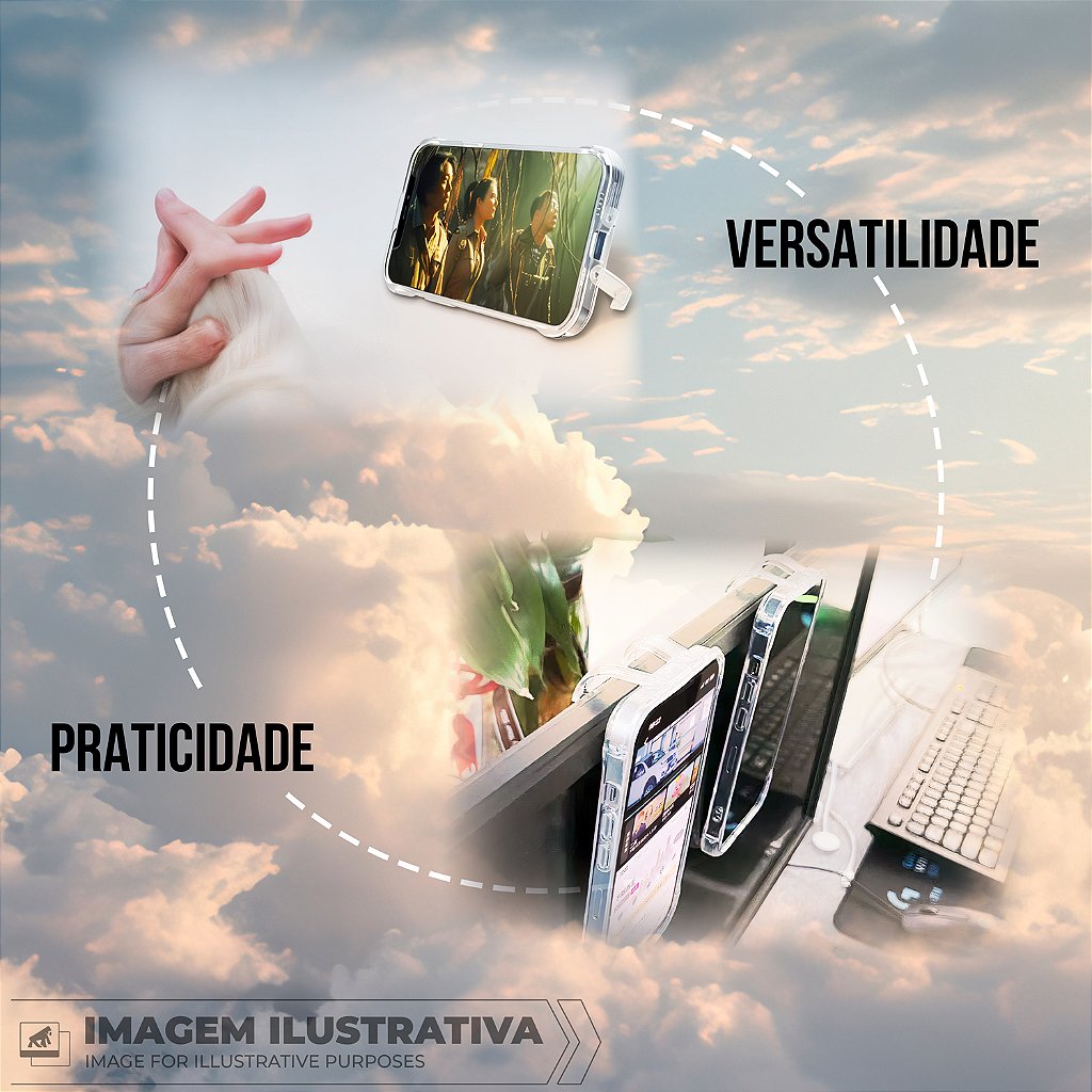 Capa para iPhone 18 Pro Max - Lybrid - Preta - Gshield