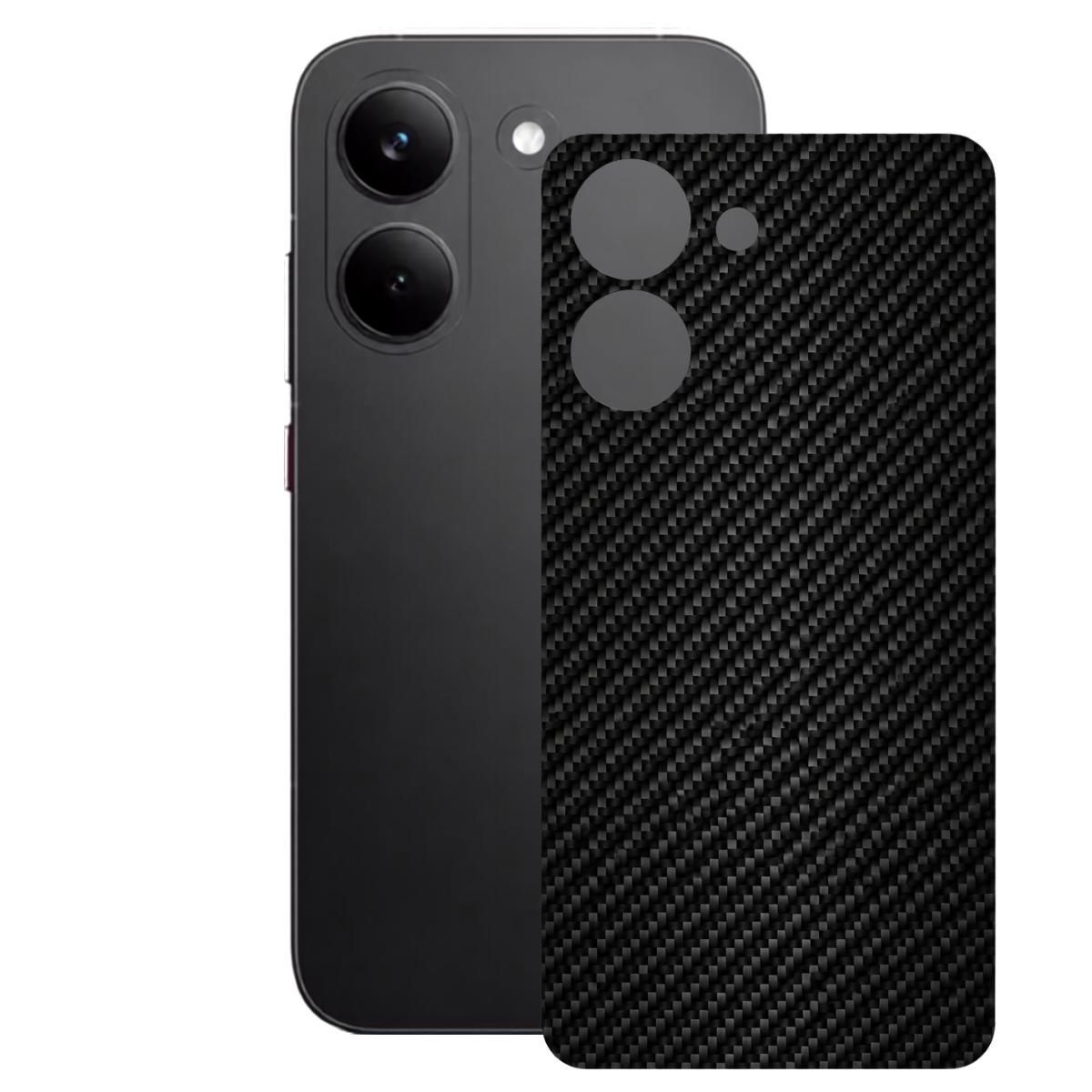 Película para Xiaomi Poco X8 - Traseira de Fibra de Carbono Preta - Gshield