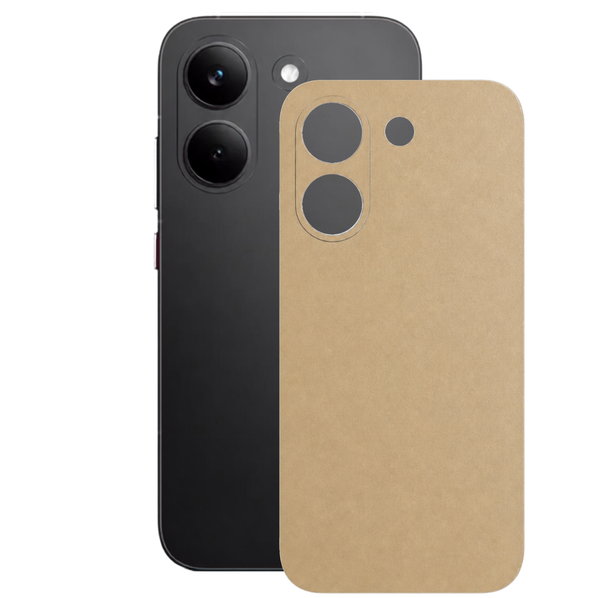 Película para Xiaomi Poco X8 - Traseira Efeito Couro Bege - Gshield