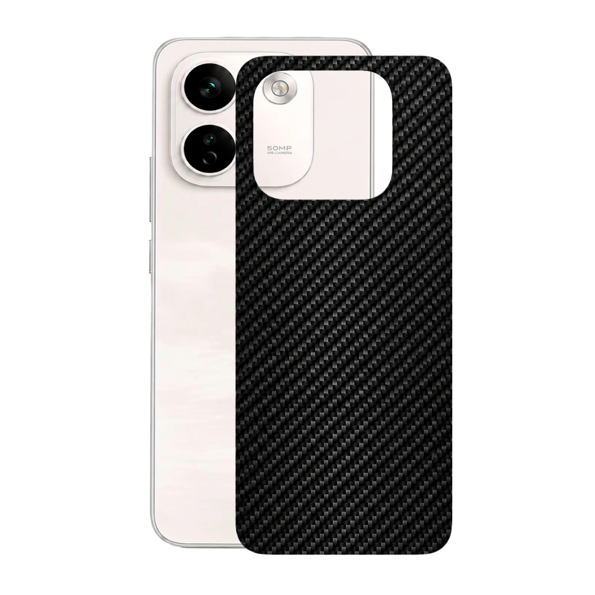 Película para Redmi Note 17 Pro Max - Traseira de Fibra de Carbono Preta - Gshield