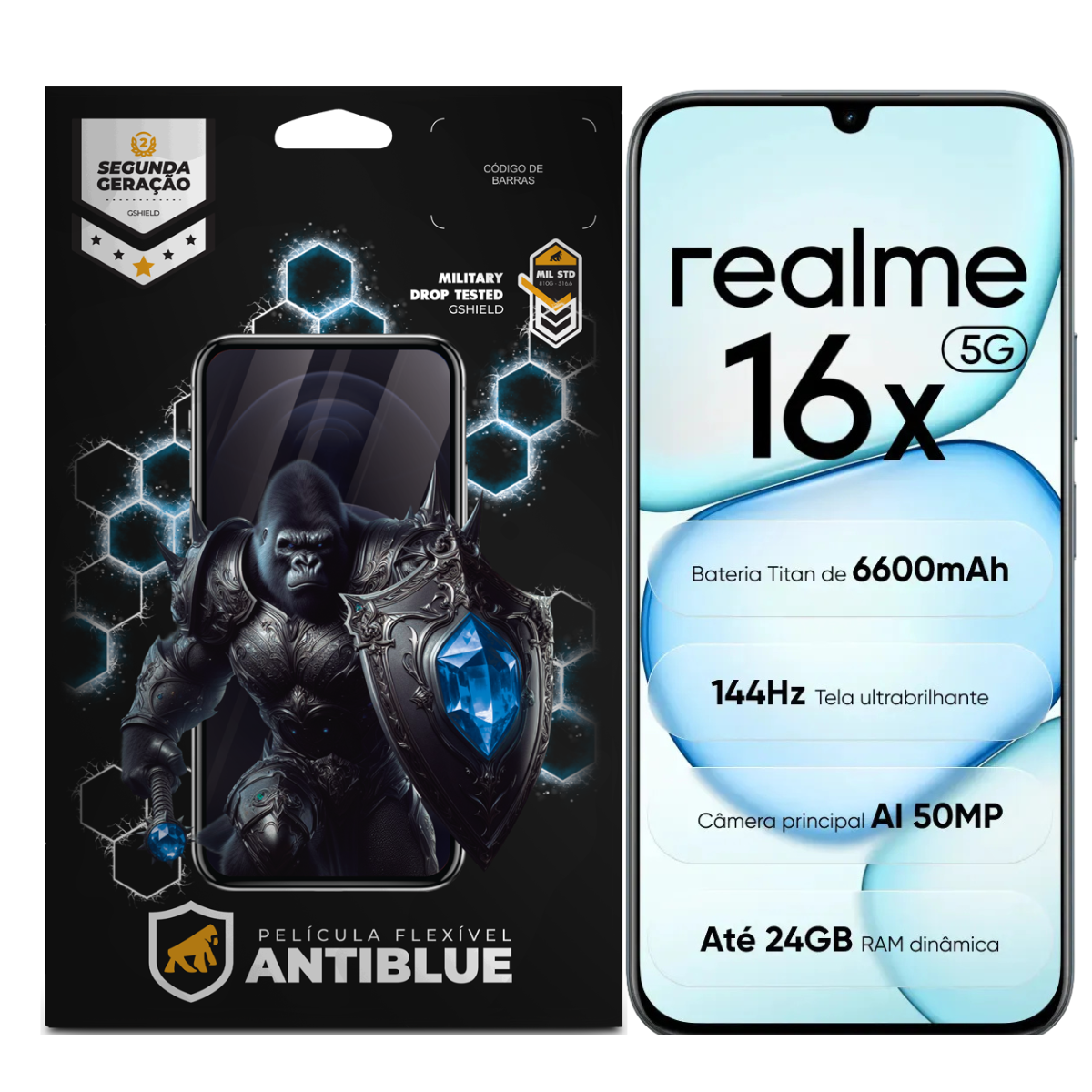 Película para Realme 16x 5G - AntiBlue - Gshield