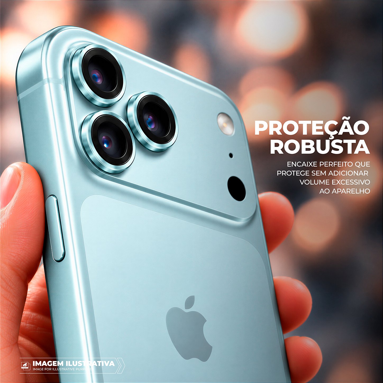 Protetor de Lente Dinamic para iPhone 18 Pro / 18 Pro Max - Glacial - Gshield - foto 3