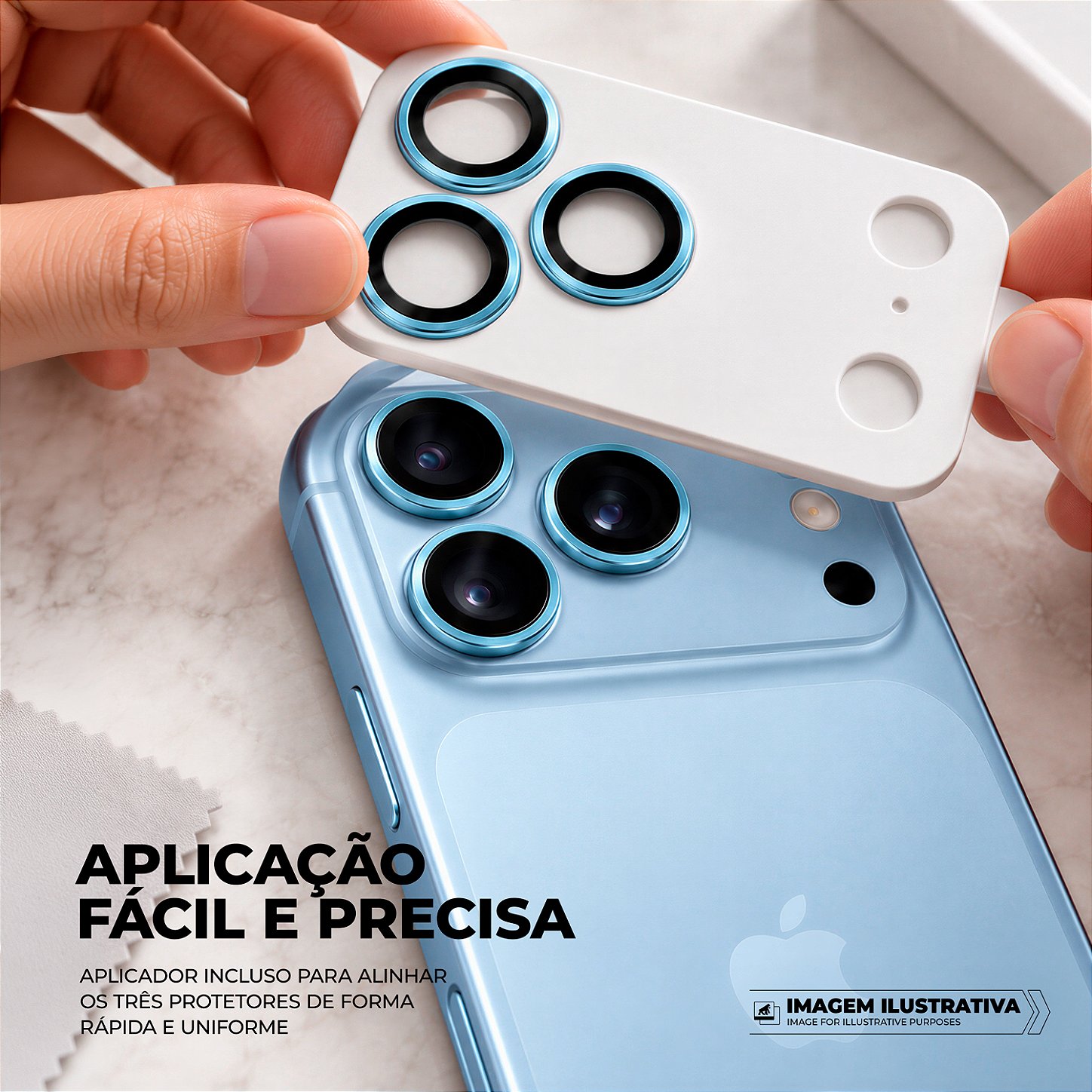 Protetor de Lente Dinamic Slim para iPhone 18 Pro / 18 Pro Max - Glacial - Gshield - foto 4