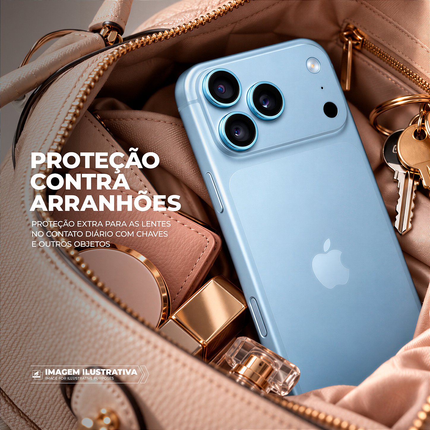 Protetor de Lente Dinamic Slim para iPhone 18 Pro / 18 Pro Max - Glacial - Gshield - foto 6