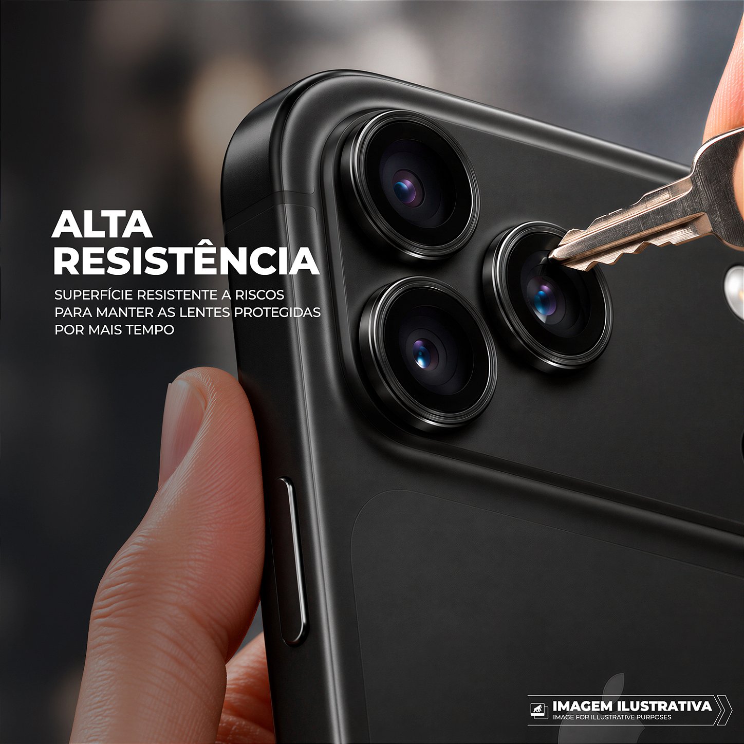 Protetor de Lente Dinamic Slim para iPhone 18 Pro / 18 Pro Max - Preta - Gshield - foto 7
