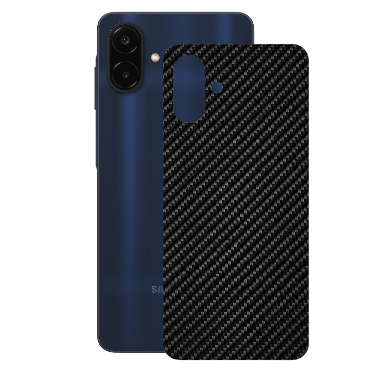 Película para Samsung Galaxy A08 - Traseira de Fibra de Carbono Preta - Gshield