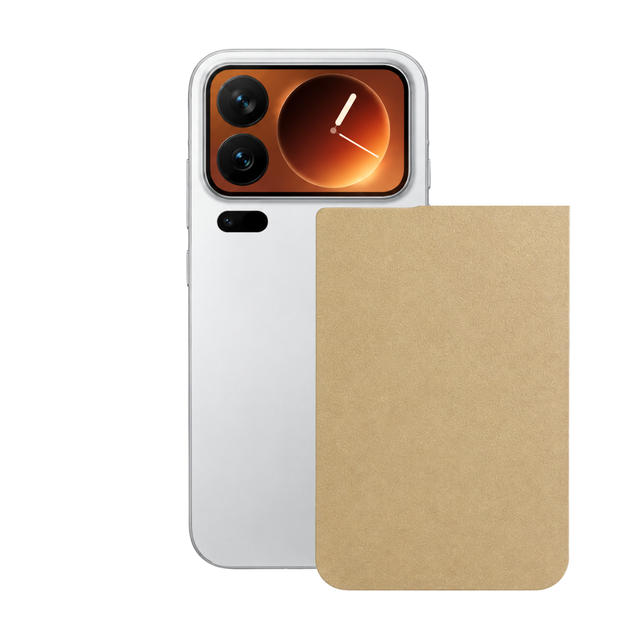 Película para Xiaomi 18 Pro - Traseira Efeito Couro Bege - Gshield