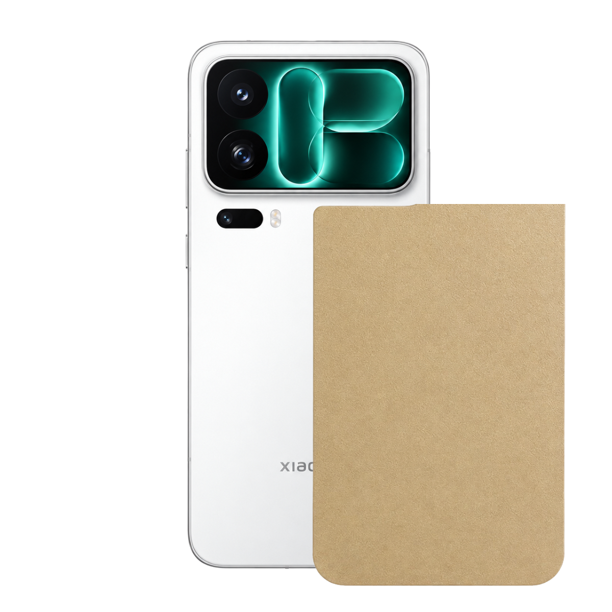 Película para Xiaomi 18 Pro Max - Traseira Efeito Couro Bege - Gshield