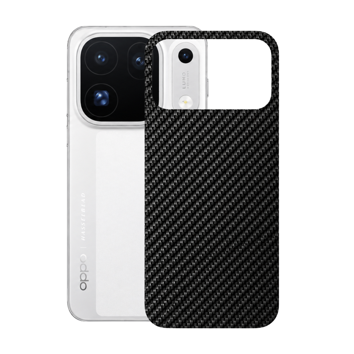 Película para Oppo Find X10 Pro Max - Traseira de Fibra de Carbono Preta - Gshield
