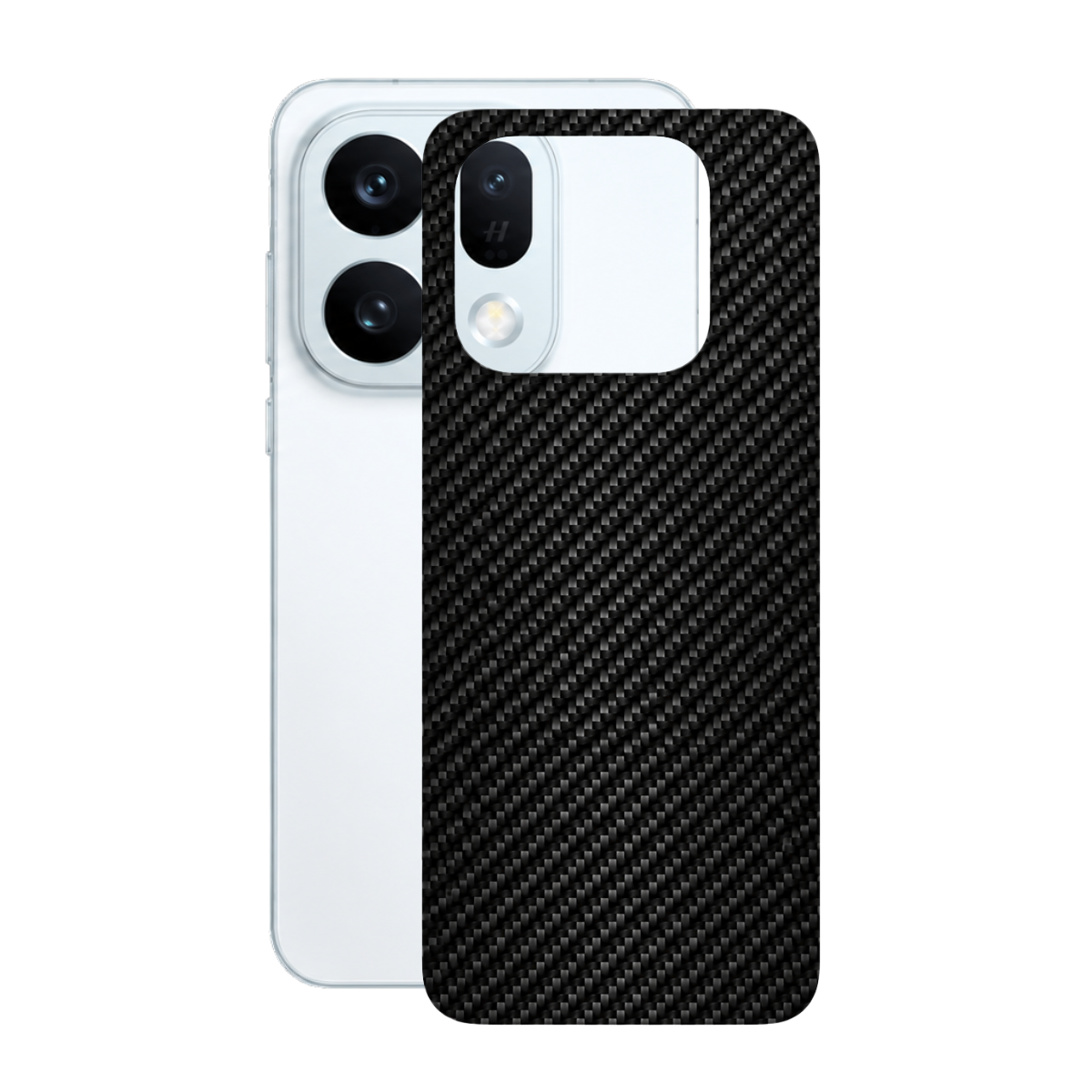 Película para Oppo Find X10 E - Traseira de Fibra de Carbono Preta - Gshield