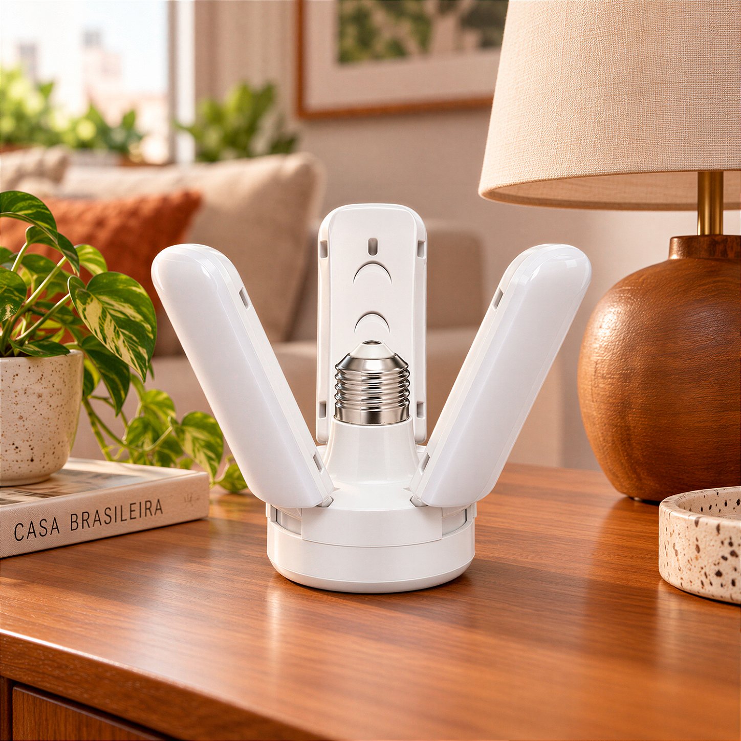 Lâmpada LED Articulável 26W E27 6500K Bivolt com Ângulo de Iluminação Ajustável - foto 4
