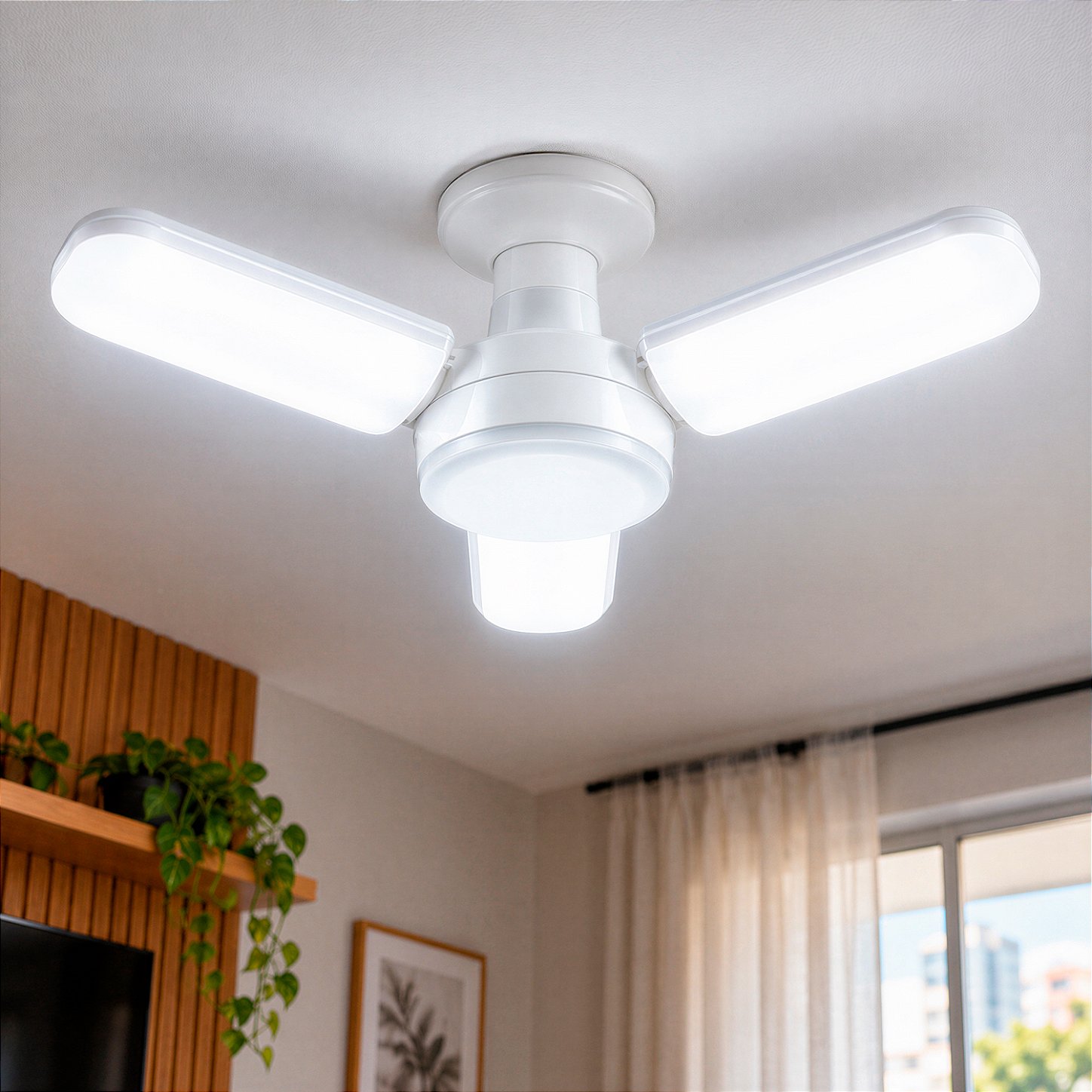 Lâmpada LED Articulável 26W E27 6500K Bivolt com Ângulo de Iluminação Ajustável - foto 5