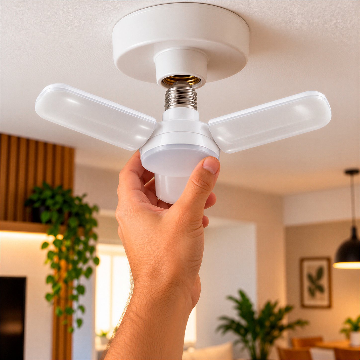 Lâmpada LED Articulável 26W E27 6500K Bivolt com Ângulo de Iluminação Ajustável - foto 3