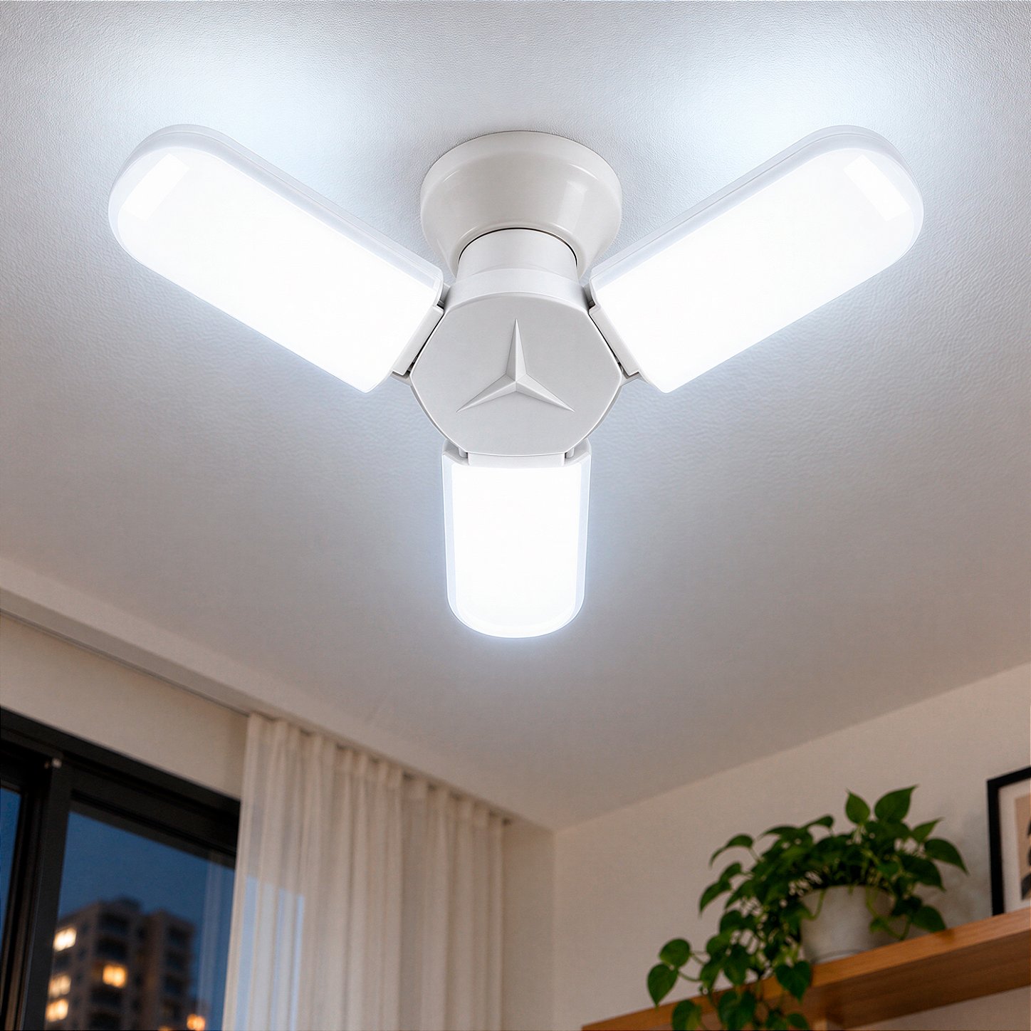 Lâmpada LED Articulável 36W E27 6500K Bivolt com Ângulo de Iluminação Ajustável - foto 5