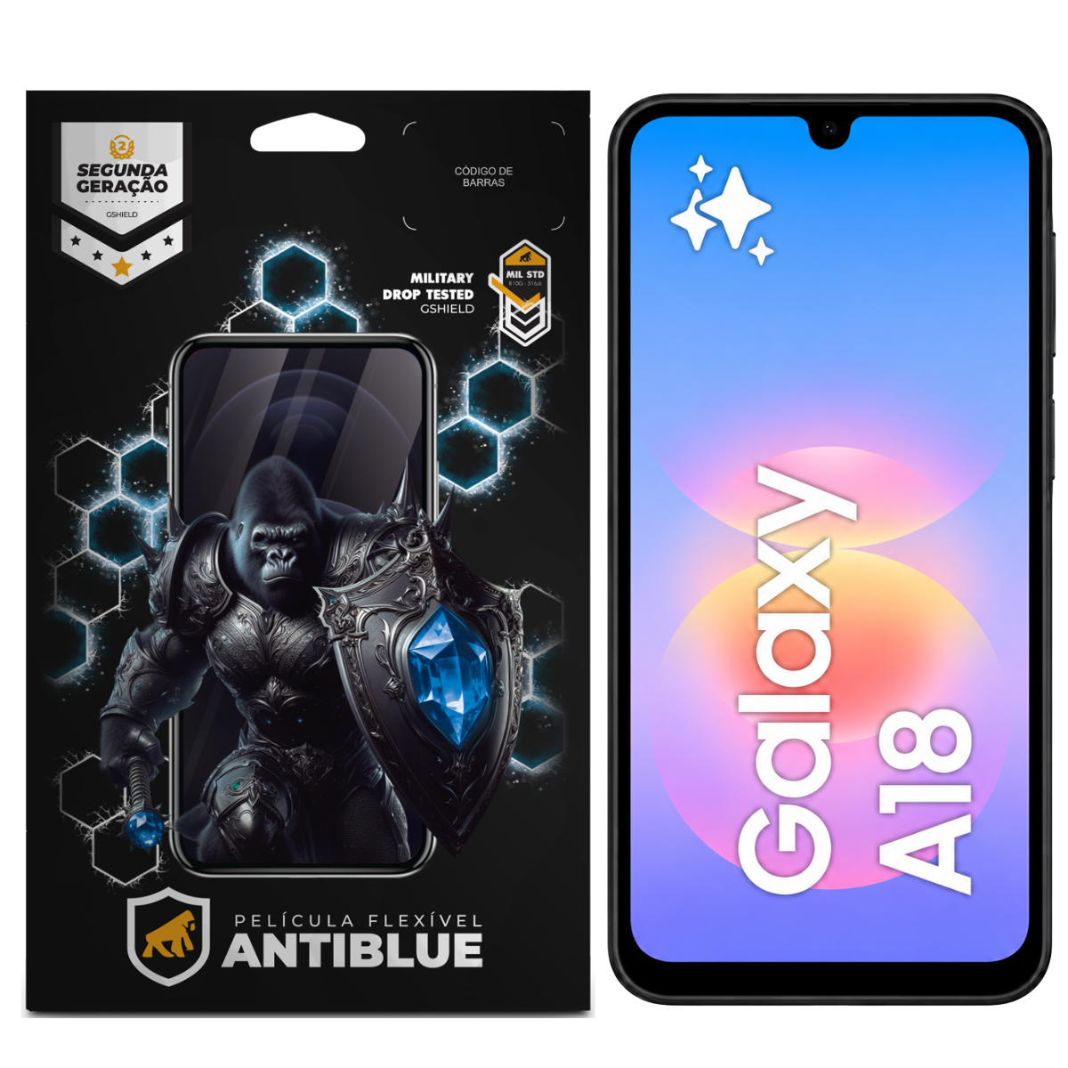 Película para Samsung Galaxy A18 - AntiBlue - Gshield