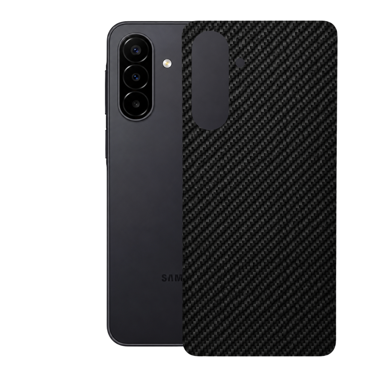 Película para Samsung Galaxy A18 - Traseira de Fibra de Carbono Preta - Gshield