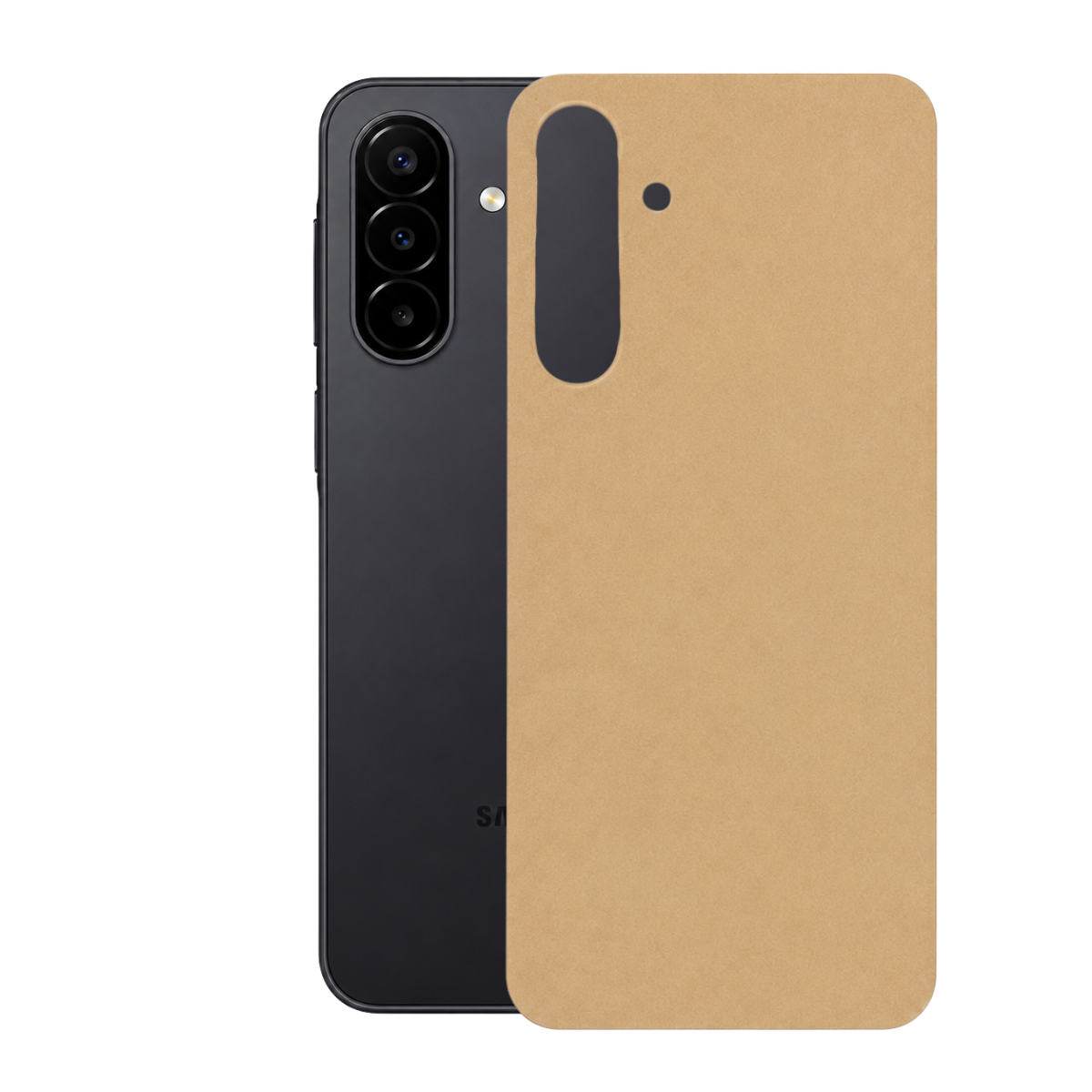 Película para Samsung Galaxy A18 - Traseira Efeito Couro Bege - Gshield
