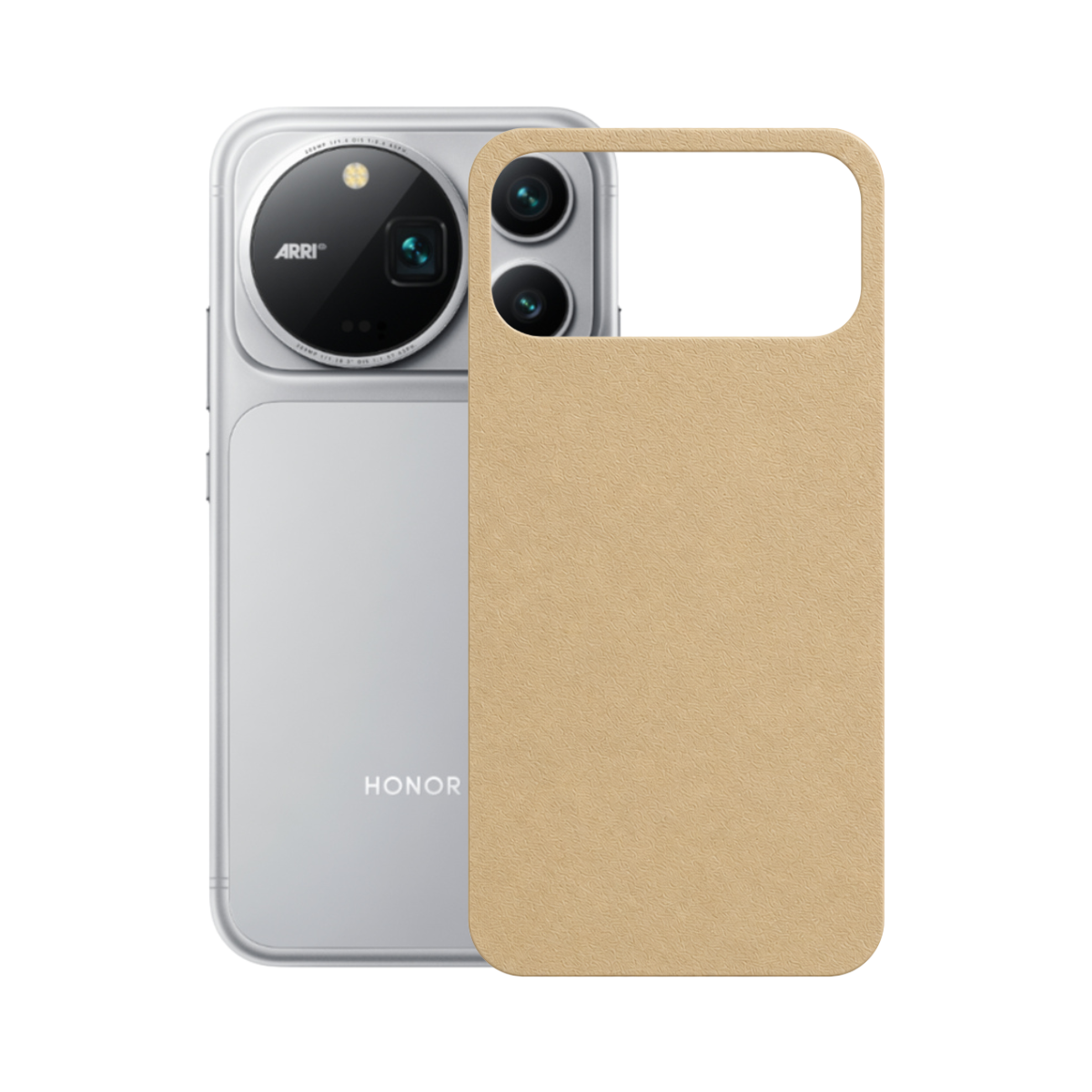 Película para Honor Magic 9 Pro Max - Traseira Efeito Couro Bege - Gshield