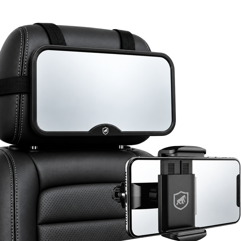 Kit Retrovisor Infantil Flex Baby View + Suporte Veicular para Banco Traseiro com Rotação 360° Survivor - Gshield