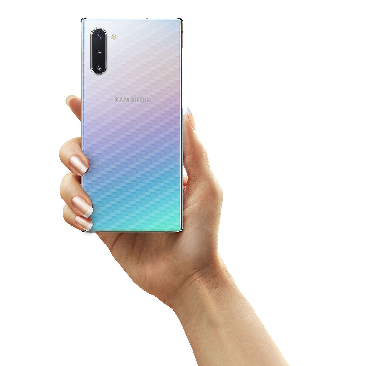 Película para Samsung Galaxy Note 10 Plus - Traseira de Fibra de Carbono - Gshield