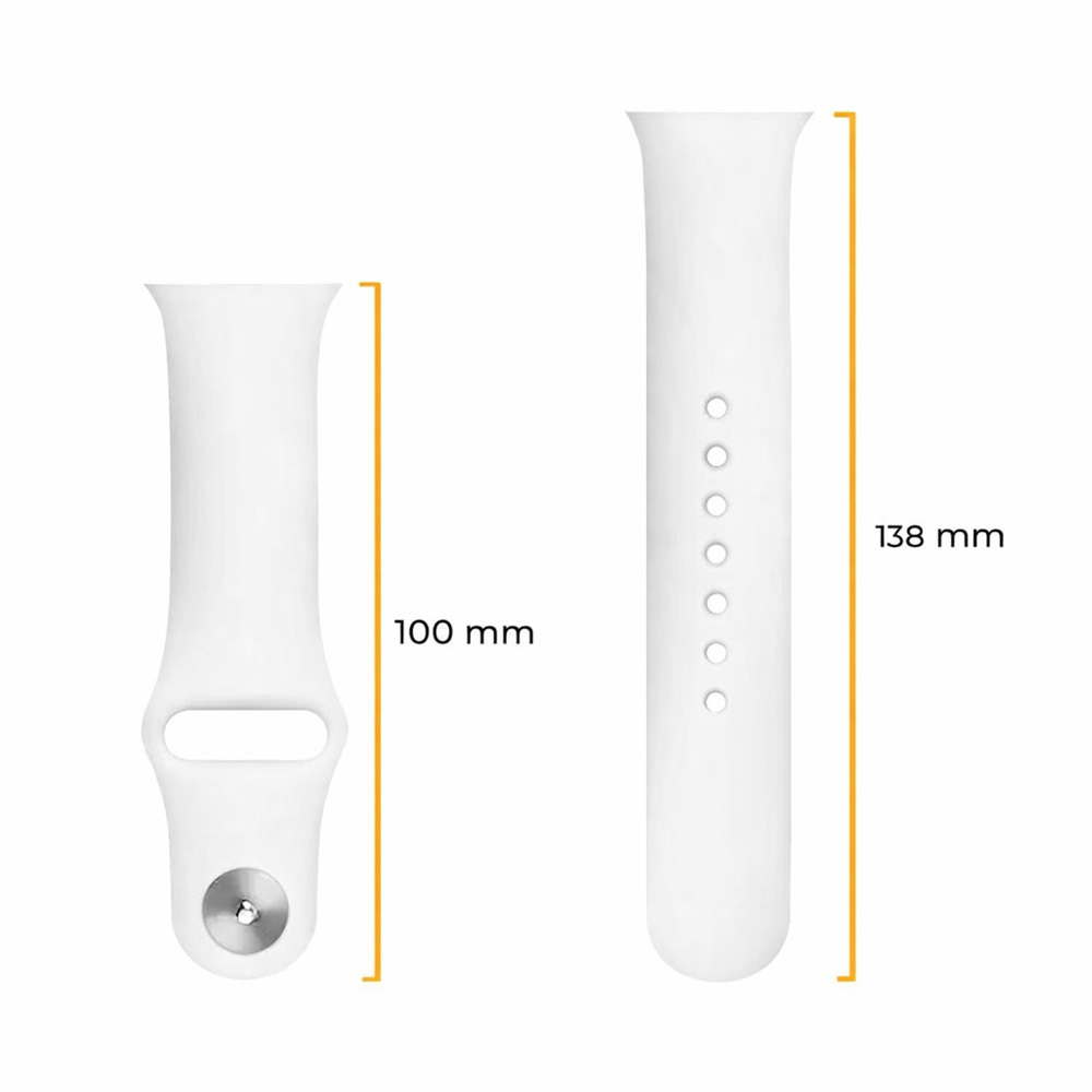 Pulseira para Apple Watch 42 / 44 / 45MM Ultra Fit - Branco - Gshield