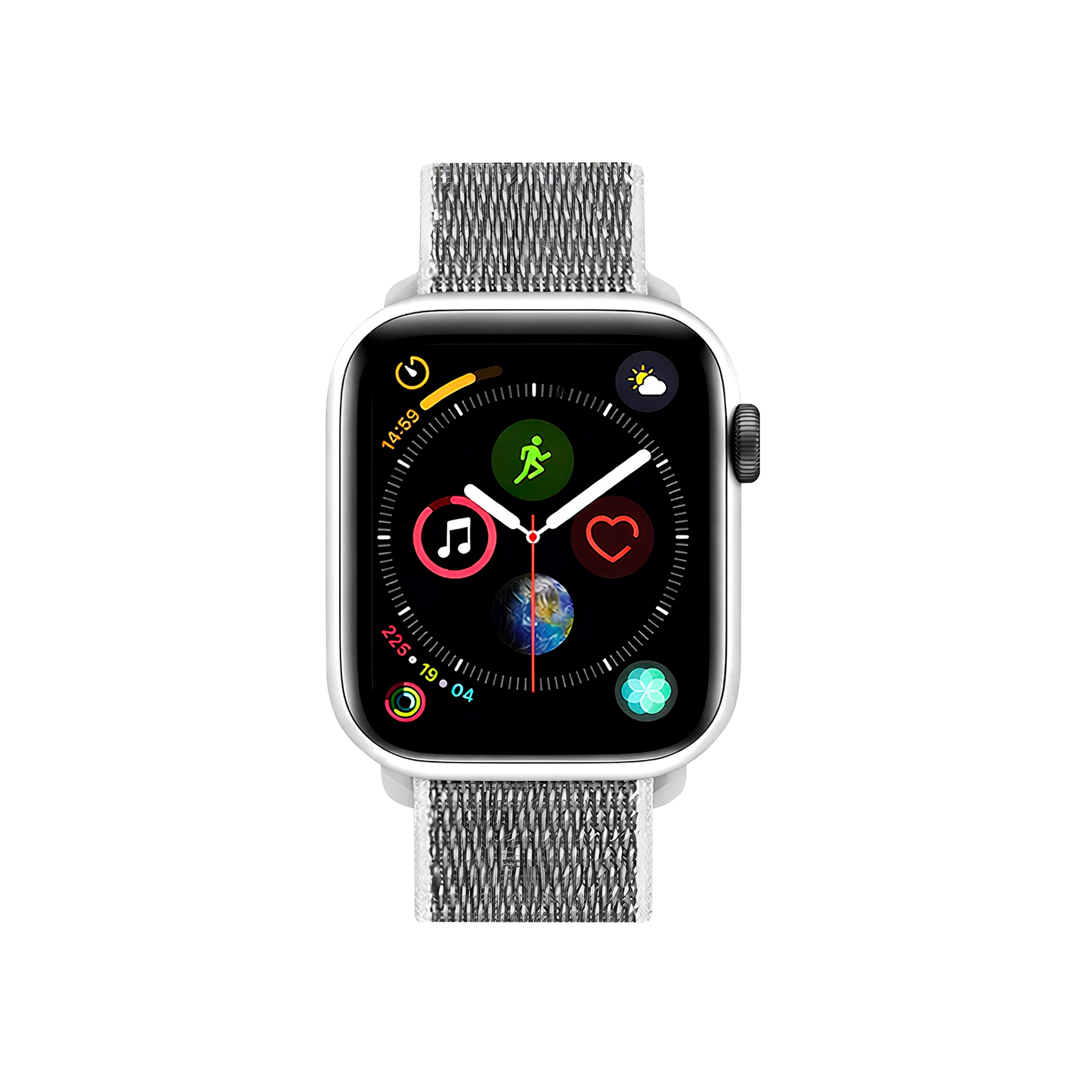 Pulseira para Apple Watch 42 / 44 / 45MM Ballistic - Cinza - Gshield