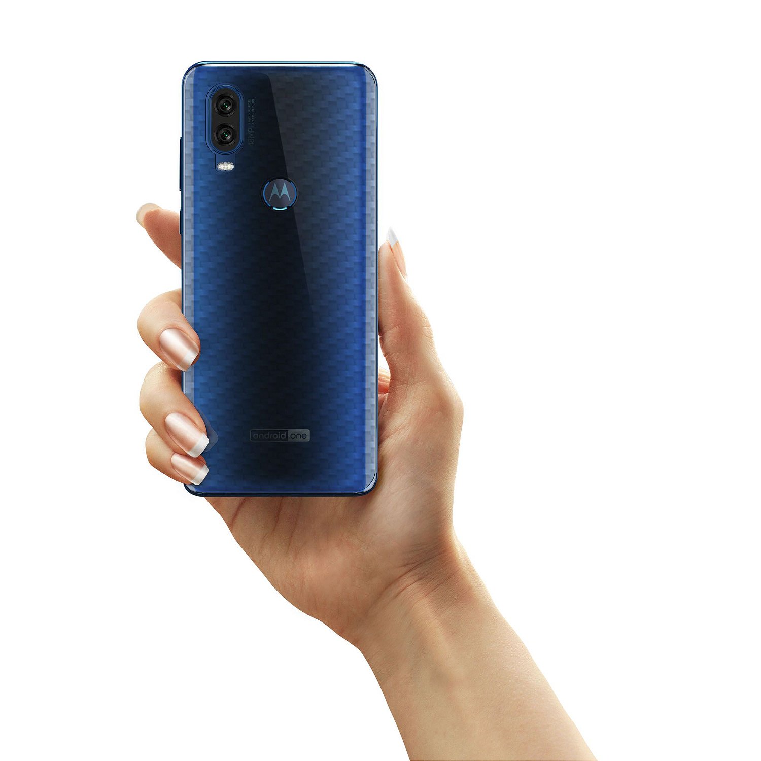 Película para Motorola One Vision - Traseira de Fibra de Carbono - Gshield - foto 3