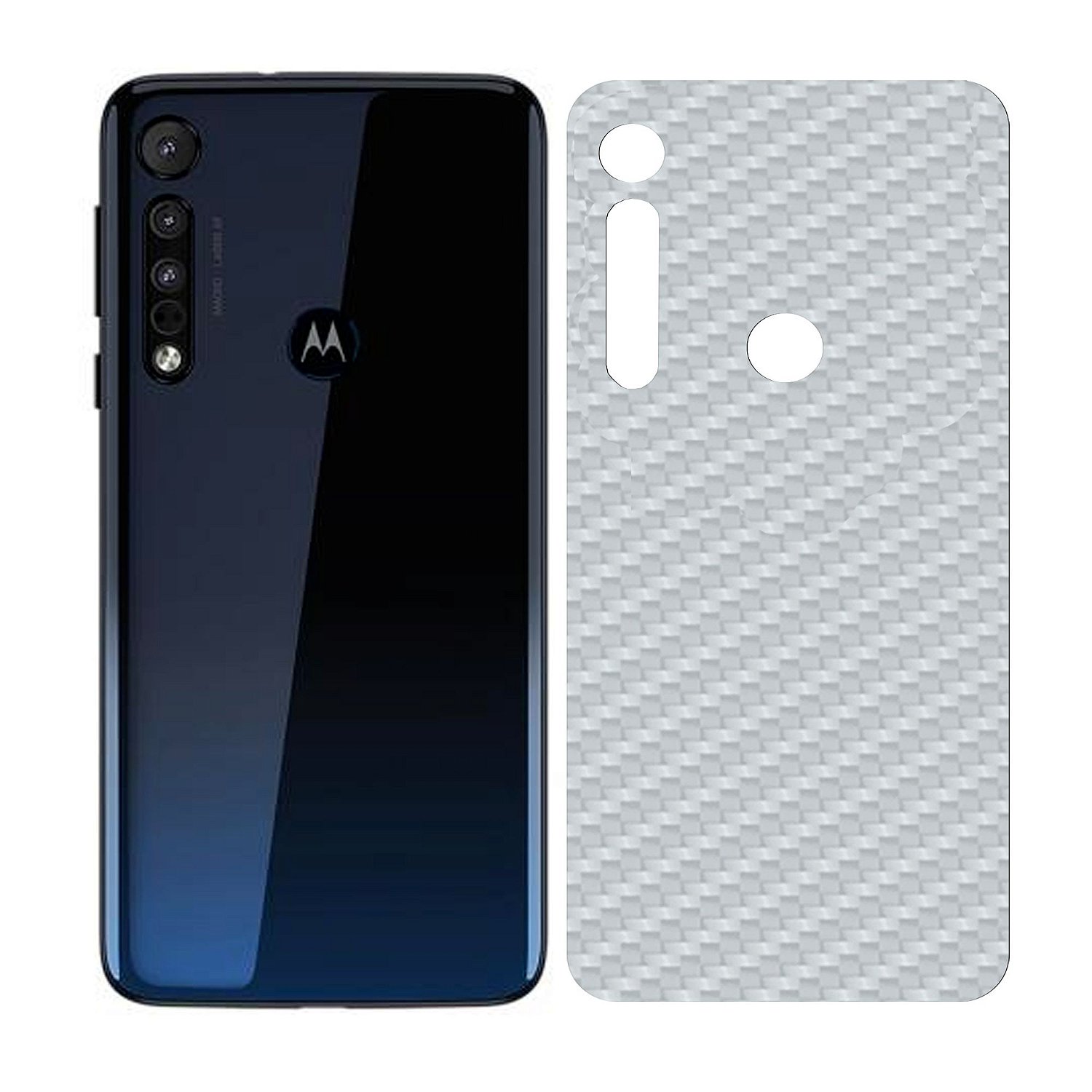 Película para Motorola Moto One Macro - Traseira de Fibra de Carbono - Gshield