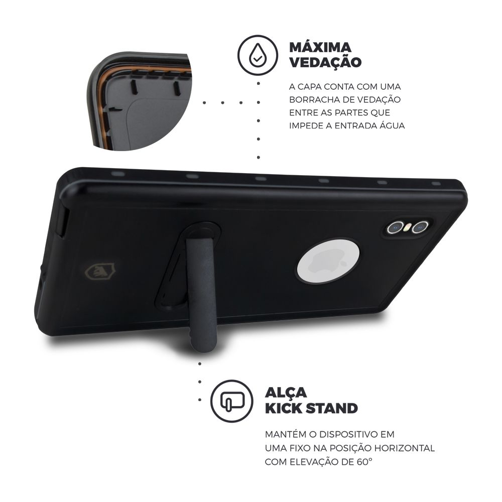 Capa à Prova d'água Nautical para iPhone X / XS - GShield - foto 7